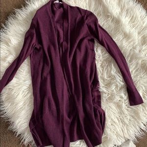 Never worn dark purple cardigan